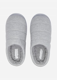 PJ Salvage Women's Quilted House Slippers In Grey