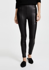 Plush Fleece Lined Liquid Moto Leggings