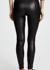 Plush Fleece Lined Liquid Moto Leggings