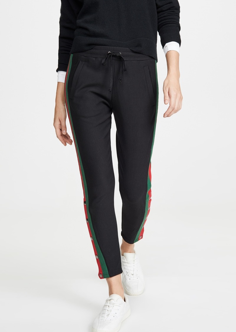 Plush Fleece Lined Tuxedo Track Pants