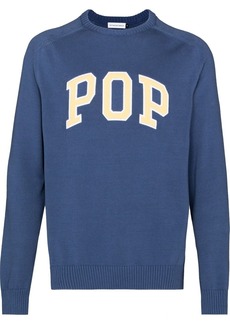 Pop Trading Company logo-appliqué jumper