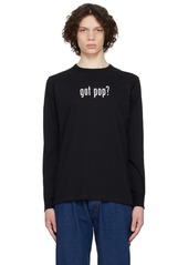 Pop Trading Company Black 'Got Pop?' Long Sleeve T-Shirt