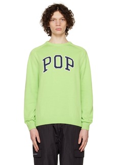 Pop Trading Company Green Arch Sweater