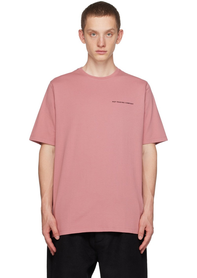 Pop Trading Company Pink Printed T-Shirt