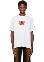 Pop Trading Company White Rop Butterfly T-Shirt