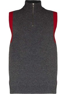 Pop Trading Company stripe-detail sleeveless jumper