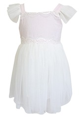 Infant Girl's Popatu Lace & Tulle Dress