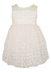 Popatu Flower Appliqué Sleeveless Dress (Toddler, Little Girl & Big Girl)