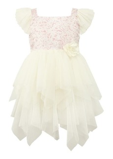 Popatu Kids' Brocade Tulle Dress