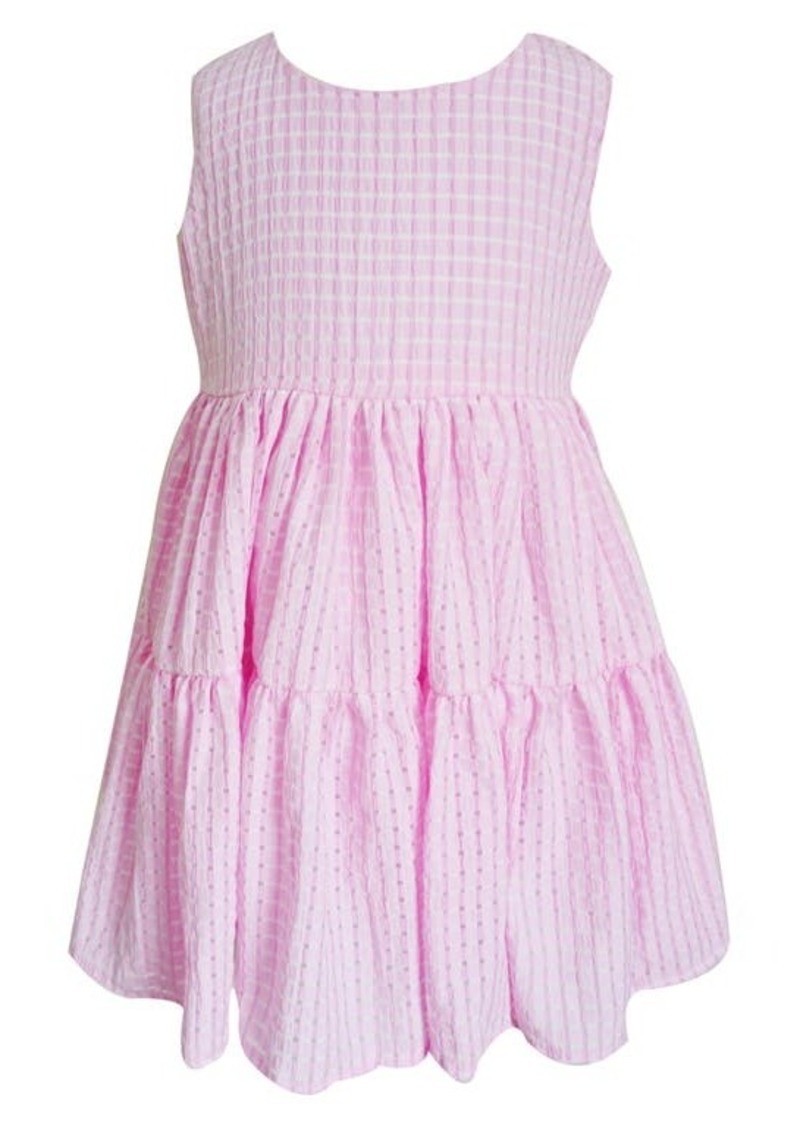 Popatu Kids' Check Tiered Dress