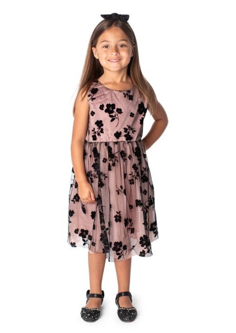 Popatu Kids' Floral Mesh & Tulle Dress