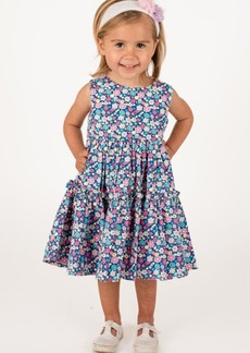 Popatu Kids' Floral Tiered Dress
