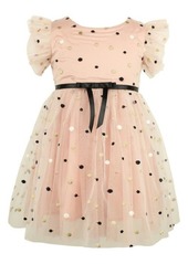 Popatu Kids' Polka Dot Fit & Flare Tulle Dress