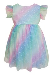 Popatu Kids' Rainbow Tulle Dress at Nordstrom