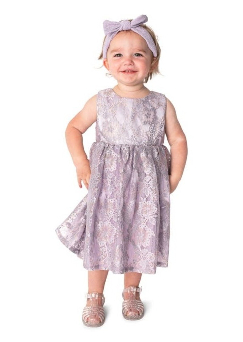 Popatu Kids' Sleeveless Lace Dress