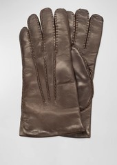 Portolano Men's Napa Cashmere-Lined Gloves