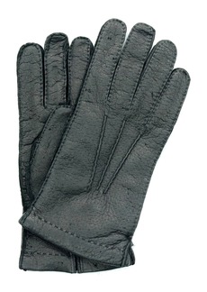Portolano Leather Gloves in Black at Nordstrom Rack