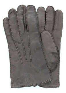 Portolano Leather Gloves in Brown at Nordstrom Rack