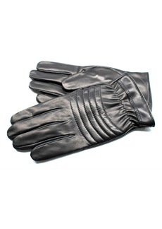 Portolano Quilted Leather Gloves in Black at Nordstrom Rack
