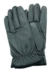 Portolano Tech Leather Gloves in Black/Black at Nordstrom Rack