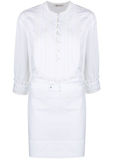 Ports 1961 embroidered cotton short dress