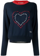 Ports 1961 heart-embroidered jumper