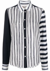 Ports 1961 multi-stripe print long-sleeve shirt