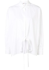 Ports 1961 tie-front shirt