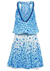 Poupette St Barth Agathe printed halterneck minidress