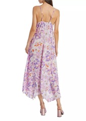 Poupette St Barth Bessie Long Floral Slip Dress
