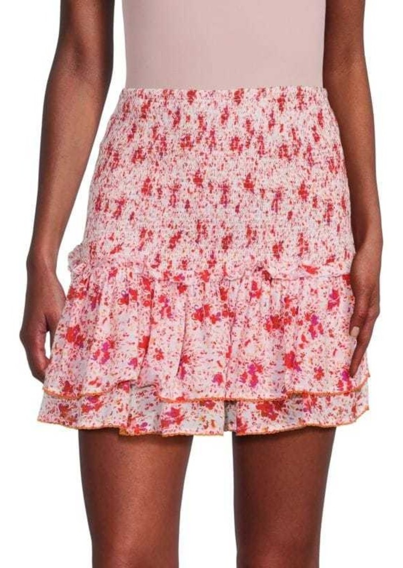 Poupette St Barth Floral Mini Skirt