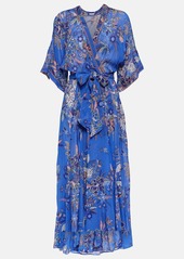 Poupette St Barth Adha printed wrap dress