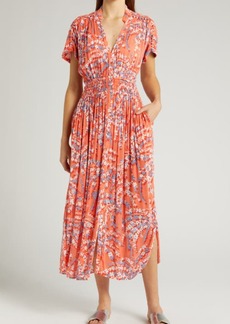 Poupette St Barth Becky Floral Cover-Up Dress