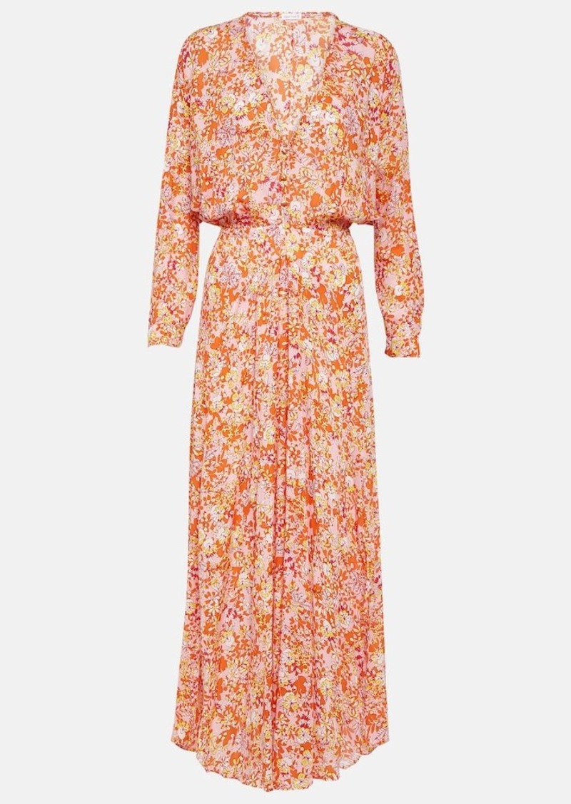 Poupette St Barth Ilona floral midi dress