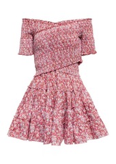 Poupette St Barth Soledad floral cotton minidress