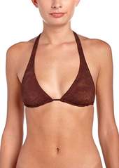 PQ Swim Dakota Teeny Cut Bikini Bottom Swimsuit In Brown