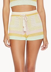 PQ SWIM Open Stitch Cover-Up Shorts