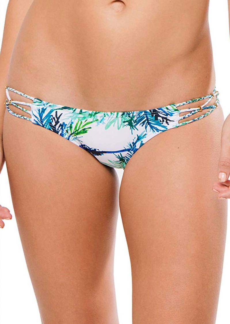 PQ Swim Women Palms Tab Side Brazilian Hipster Bikini Bottom Swimwear Palm