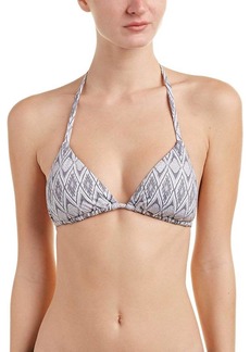 PQ Swim Women's Triangle Bikini Top In Grey