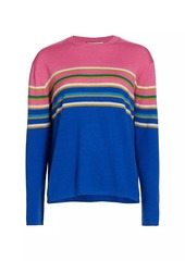 Prabal Gurung Striped Cashmere-Blend Sweater