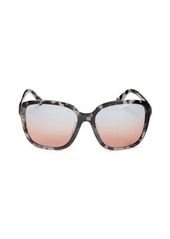 Prada 60MM ​Faux Tortoiseshell Square Sunglasses