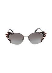 Prada 64MM Geometric Cat-Eye Sunglasses