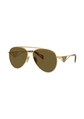 Prada aviator-frame sunglasses