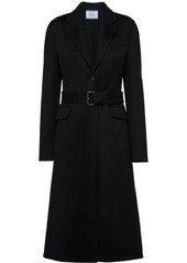 Prada belted knee-length coat