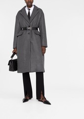 Prada belted wool-cashmere coat