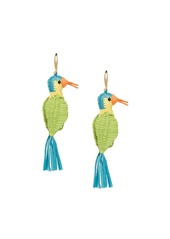 Prada bird motif earrings