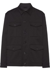 Prada boxy-fit flap pocket jacket