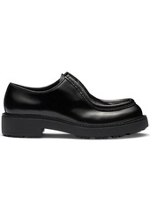 Prada brushed-leather loafers