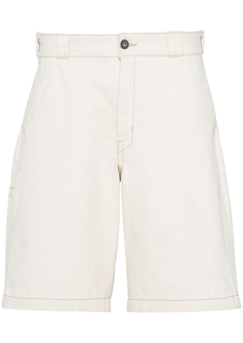 Prada Bull denim bermuda shorts