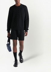 Prada cable-knit cashmere jumper